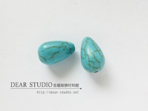7*13mm水滴型仿綠松石(10入)